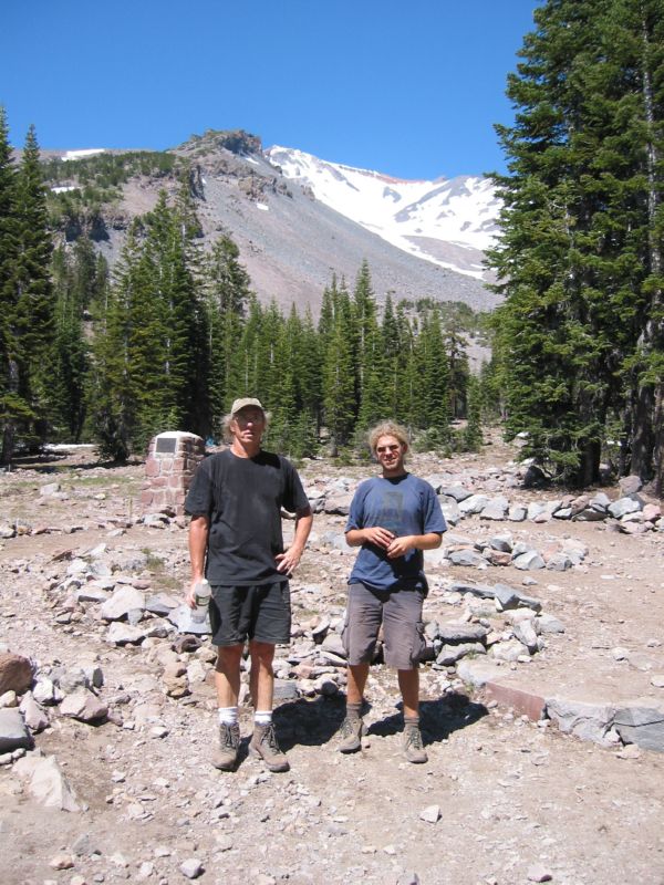 Shasta 02 - John and Henrich at Horse Camp